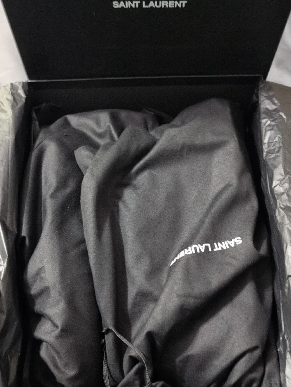 Saint Laurent Black Presentation Box with White Logo Center